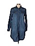 Merona Blue Casual Dress Size L - photo 1