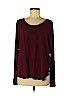 Ann Taylor LOFT 100% Rayon Burgundy Long Sleeve Blouse Size M - photo 1