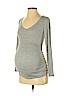 Old Navy - Maternity Gray Long Sleeve Top Size XS - photo 1