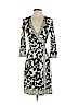 Diane von Furstenberg 100% Silk Ivory Casual Dress Size 0 - photo 1