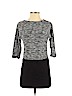 Ann Taylor LOFT Gray 3/4 Sleeve Top Size 00 (petite) - photo 1