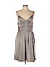 Banana Republic 100% Silk Gray Casual Dress Size 12 (petite) - photo 1