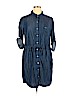 Tommy Hilfiger 100% Lyocell Blue Casual Dress Size 16 - photo 1