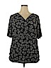 Lane Bryant Black Short Sleeve Top Size 22 - 24 Plus - photo 1