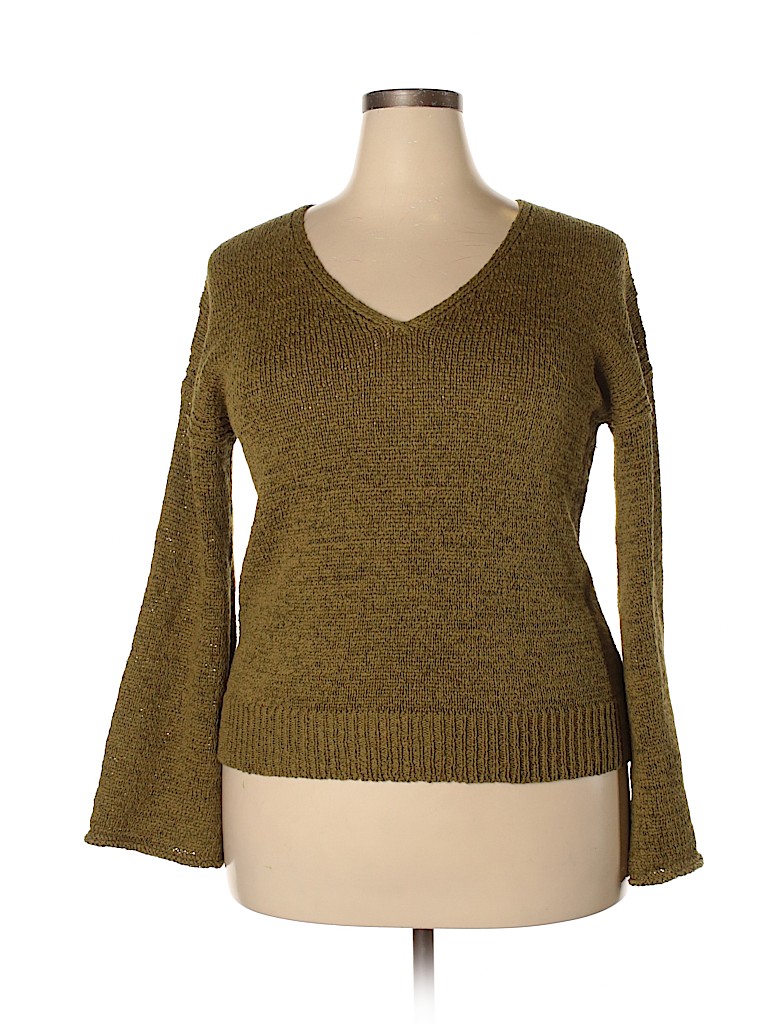 J.Crew Green Pullover Sweater Size XL - photo 1