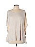 H&M 100% Viscose Ivory Short Sleeve T-Shirt Size L - photo 1