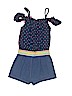 Little Lass Blue Romper Size 6 - photo 2