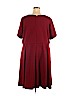 Hutch 100% Polyester Burgundy Casual Dress Size 3X - photo 2
