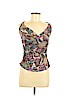 Diane von Furstenberg 100% Silk Gray Sleeveless Silk Top Size M - photo 1