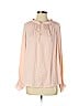 Ann Taylor LOFT 100% Polyester Pink Long Sleeve Blouse Size S - photo 1