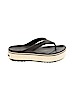 Crocs Black Flip Flops Size 9 - photo 1