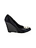 BCBGeneration 100% Leather Black Wedges Size 8 1/2 - photo 1