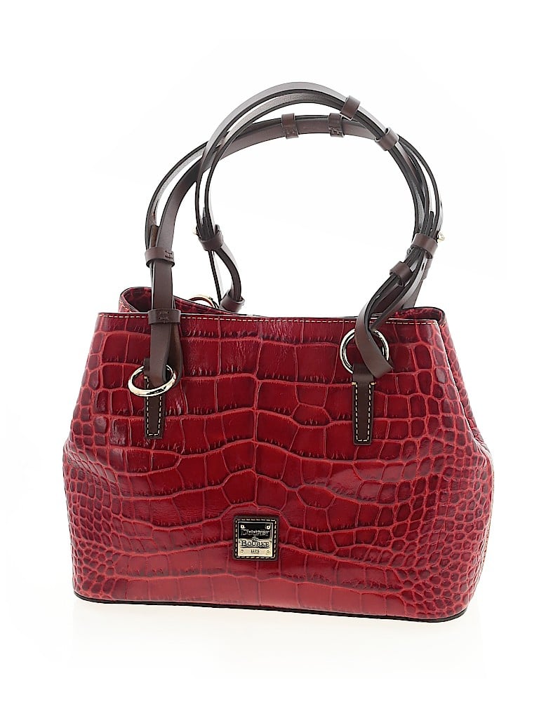 Dooney & Bourke 100% Leather Red Leather Shoulder Bag One Size - 66% ...