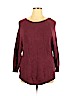 J. Crew Factory Store Burgundy Pullover Sweater Size XL - photo 1