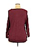 J. Crew Factory Store Burgundy Pullover Sweater Size XL - photo 2