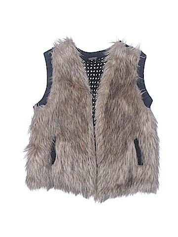 Poof Girl Faux Fur Vest (view 1)