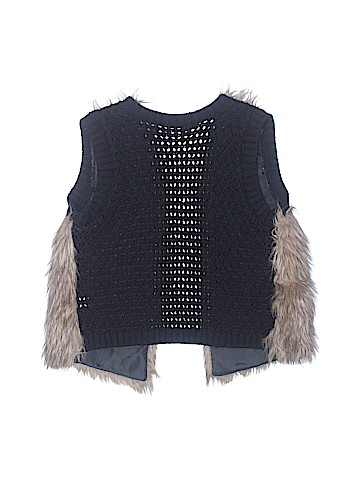 Poof Girl Faux Fur Vest (view 2)
