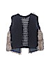 Poof Girl Black Faux Fur Vest Size 14 - photo 2