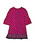 Justice 100% Rayon Print Pink Dress Size 10 - photo 2