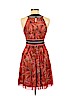 Vivienne Tam 100% Nylon Orange Casual Dress Size P (petite) - photo 2