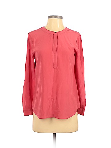 Ann Taylor Long Sleeve Silk Top (view 1)