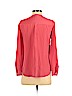 Ann Taylor 100% Silk Pink Long Sleeve Silk Top Size S (petite) - photo 2
