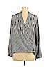 Ann Taylor Factory Gray Long Sleeve Blouse Size L - photo 1
