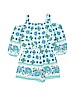 My Michelle 100% Polyester Print Blue Romper Size L (kids) - photo 2