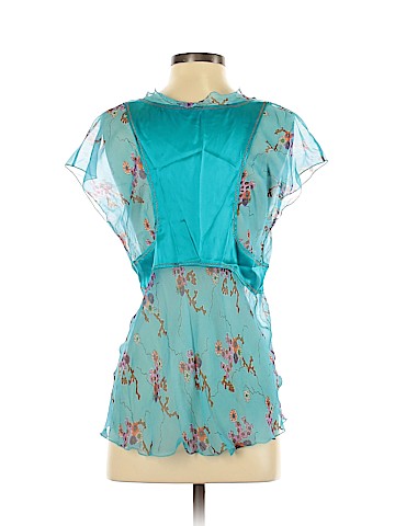 Philosophy di Alberta Ferretti Short Sleeve Silk Top (view 2)