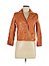 3.1 Phillip Lim 100% Leather Orange Leather Jacket Size 4 - photo 1