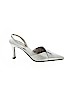 Karen Scott Silver Heels Size 8 - photo 1