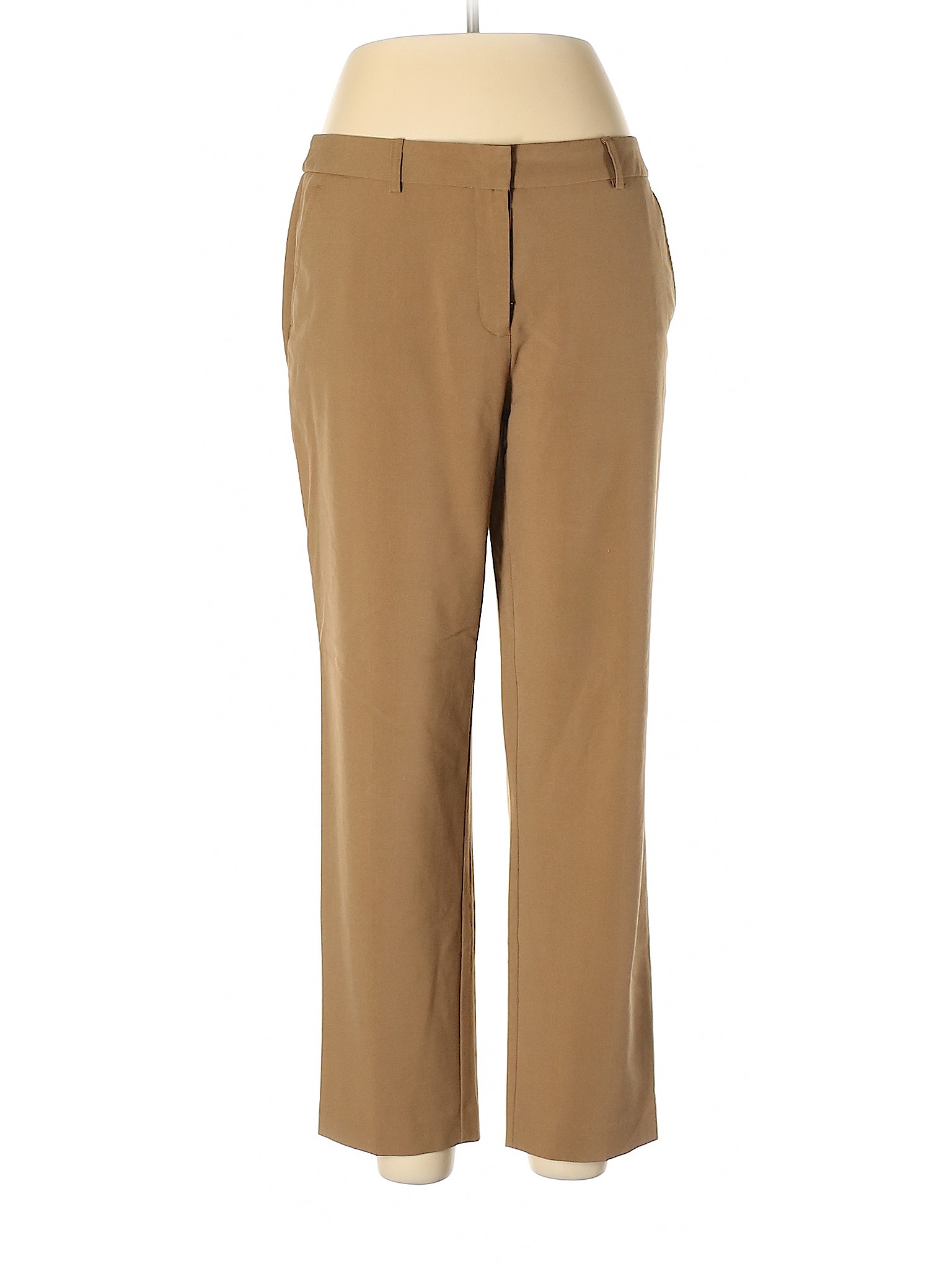 George Women Brown Dress Pants 10 | eBay