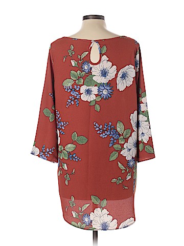 Cool Melon 3/4 Sleeve Blouse (view 2)