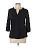 MICHAEL Michael Kors Black 3/4 Sleeve Top Size L - photo 1
