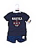 Nautica 100% Cotton Graphic Blue Short Sleeve T-Shirt 9-12 MO / 12 MO - photo 1