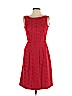 Etcetera 100% Silk Red Cocktail Dress Size 0 - photo 1