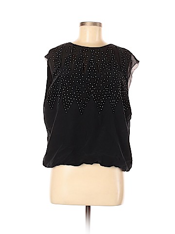 BCBGMAXAZRIA Runway Sleeveless Silk Top (view 1)