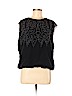 BCBGMAXAZRIA Runway 100% Silk Black Sleeveless Silk Top Size M - photo 1