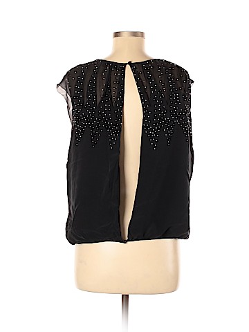 BCBGMAXAZRIA Runway Sleeveless Silk Top (view 2)