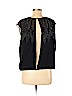 BCBGMAXAZRIA Runway 100% Silk Black Sleeveless Silk Top Size M - photo 2
