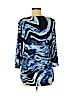 Chico's Blue 3/4 Sleeve Top Size Med (1) - photo 2