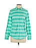 Tommy Hilfiger 100% Cotton Green Long Sleeve Button-Down Shirt Size S (petite) - photo 1