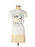 Pam & Gela 100% Cotton White Short Sleeve Top Size P (petite) - photo 1