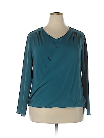 DKNYC Long Sleeve Blouse (view 1)