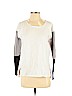 Vince. 100% Cotton White Long Sleeve Top Size S - photo 1