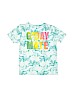 Crewcuts 100% Cotton Tie-dye Graphic Blue Short Sleeve T-Shirt Size 10 - photo 1