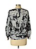 MICHAEL Michael Kors 100% Polyester Gray 3/4 Sleeve Blouse Size L - photo 2