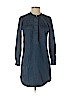 J. Crew Factory Store 100% Cotton Blue Casual Dress Size S (petite) - photo 1