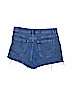 Topshop 100% Cotton Blue Denim Shorts Size 14 - photo 2