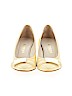 A. Testoni 100% Patent Leather Yellow Heels Size EU 35 1/2 - photo 2